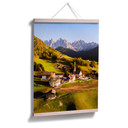 Plakat Colombo - Mała wioska w Dolomitach