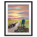 Kunstplakat med passepartout Marunde - Bakker (2011)