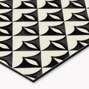 Rivestimento cucina Ornamenti geometrici in nero-beige - Treechild