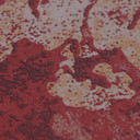 Icke-vävd tapet Davide Ornament Red Metallic - Maison Du Temps Neo-Klassik vardagsrum hall kök