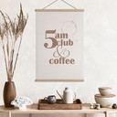 Obraz tkaniny 5 w Club & Coffee