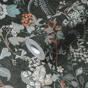 Tapeta kwiaty kwiaty czarny czerwony vintage kwiatowy tapeta pokój dzienny włóknina tapeta