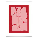 Plakat Nordic Creators - Abstrakcyjna czerwień
