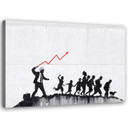 Canvasbillede, Banksy økonomisk politik