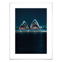 Plakat Sydney nocą - budynek opery