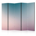 Paravent, Raumteiler freistehend, Trennwand - Nostalgic Gradient - Gradient Composition in Subdued C