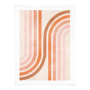 Plakat Płynna geometria w stylu retro | Abstrakcyjne linie - Costa
