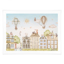 Poster Chats sur les Toits - Oliver Robins