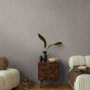 Tapeta COSMOPOLITAN taupe grey - nowoczesna gładka tapeta z włókniny do sypialni przedpokoju