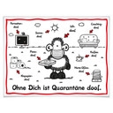 Poster Sheepworld - Quarantäne doof