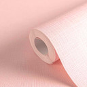 Papier peint uni rose avec structure textile de A.S. Creation papier peint intissé uni rose clair