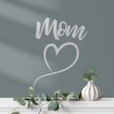 Sticker mural Mom et cœur