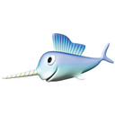 Wallsticker - Agullo - Sværdfisk
