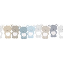 A.S. Création Lovely Kids Frise autocollante enfant - Bleu, Brun