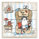 Holzbild sheepworld Home Sheep Home Tea Time