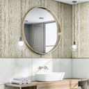 Ikke-vævet tapet med travertin-steneffekt i naturligt look med beige tekstur