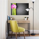 Zelfklevende Poster - Orchid and Bamboo