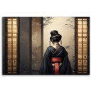 Lærredsplade, Japansk geisha