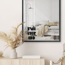 Wallsticker Spiegel Sticker Own your odd