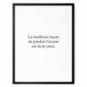 Plakat La meilleure façon