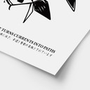 Poster Geometrische Vis Origami - Krygowski