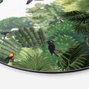 Tableau sur alu-Dibond rond Kikki Belle - Tropical Birds