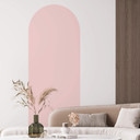 Wallsticker Rund bue smal rosé