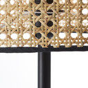 Stehleuchte Toni, beige, 154 x 30 cm, Rattan Stehlampe