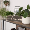 Houten Bordje - Love