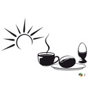 Wallsticker - Guten Morgen 2(2-farver)