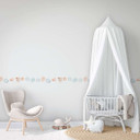 Tapet, non-woven tapet Kids Walls hvid, blå, beige