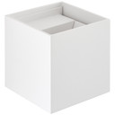 Außenwandleuchte Johannes, weiß, 10 x 10,3 cm, Metall Außenleuchte