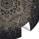 Elegancka fototapeta mandala w czerni i złocie - Bloomery Decor - Round - tapeta flizelinowa/tapeta 
