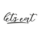 Wallsticker - let's eat
