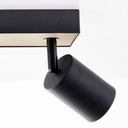 Spotbalken Joris, braun, 42 x 15,3 cm, Metall Spotbalken