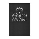 MDF - Dekoracja drewniana Hakuna Matata z kwiatkiem