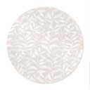 Plakat Delikatne Akwarelowe Liście - Delikatny Beż - Bloomery Decor - Okrągły