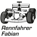 Wandtattoo + Name Rennfahrer