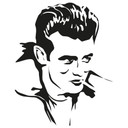 Sticker mural - James Dean