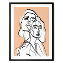 Plakat przedstawiający portret dwóch kobiet - Treechild