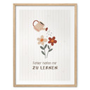 Affirmationsposter 'Fehler helfen mir zu lernen' mit Gießkanne für Kinder