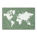 Decoración de pared de fieltro Mapa del mundo | Decoración de pared, paneles acústicos y aislamiento acústico
