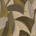Ikke-vævet tapet Isabelle Golden Canopy palmer guld beige - palmeblade jungle metallic gang