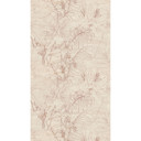 Blomstertapet beige - ikke-vævet tapet med fint blomstermønster til stue og soveværelse
