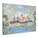 Canvas Schilderij Dierenuitstapje in de Natuur - Oliver Robins