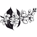 Sticker mural - Fleurs de Cerisier 2