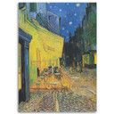 Canvasbillede, Terrasse på en café om natten - Vincent van Gogh