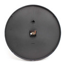 Horloge murale vintage métal-bois avec grands chiffres Ø50cm