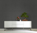 Ensfarvet tapet, non-woven vintage deluxe antracit