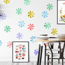Muursticker set Pastel Sterren